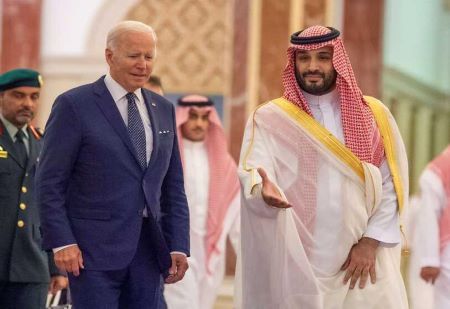 Le président Joe Biden et le prince saoudien, Mohammed bin Salman