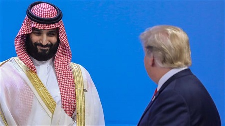 Le prince héritier d’Arabie saoudite Mohammed ben Salmane et le président américain Donald Trump, le 30 novembre 2018 à Buenos Aires. ©AFP