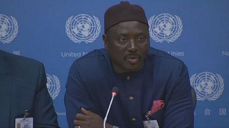 Mamadou Tangara, ambassadeur de la Gambie auprès de Nations Unies 