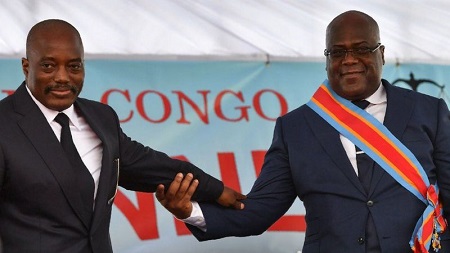 Tshisekedi et Kabila 