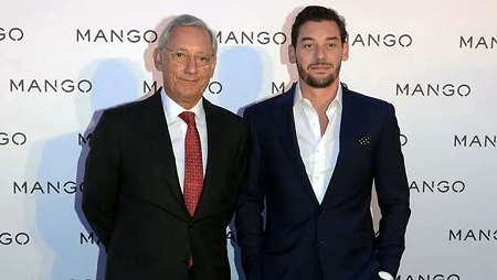  Le fondateur de Mango, Isak Andic, avec son fils aîné, Jonathan Andic. Photo-capture écran