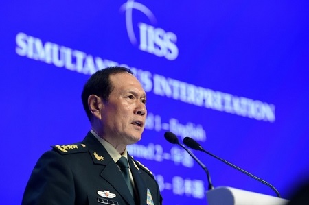Wei Fenghe, ministre chinois de la Défense, le 2 juin 2019. Image: AFP