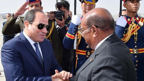 Le président égyptien Sissi avait accueilli Omar el-Béchir au Caire, le 27 janvier dernier. (Image d'illustration) © The Egyptian Presidency/Handout via REUTERS