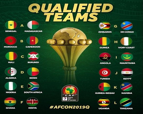 CAN Egypte 2019 : les équipes qualifiées sont au complet