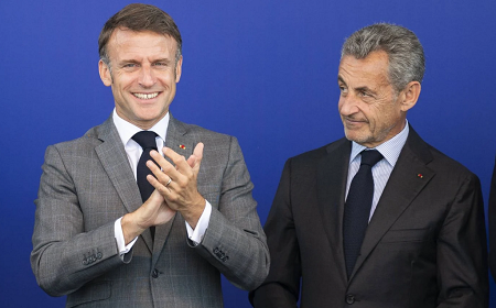 Emmanuel Macron a reçu Nicolas Sarkozy à l'Elysée. (Image d'illustration) - Blondet / POOL/SIPA