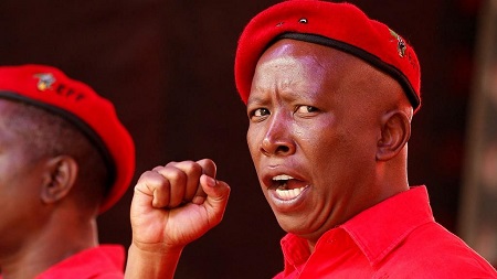 Le trublion de la gauche radicale sud-africaine, Julius Malema