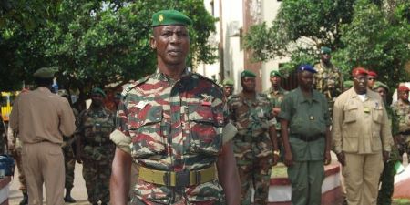 Aboubacar Sidiki Camara dit « Idi Amin », nommé ministre délégué de la Défense nationale. © Toure Babacar/PANAPRESS/MAXPPP