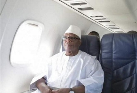 L'ancien président malien Ibrahim Boubacar Keïta a quitté Bamako ce 5 septembre au soir en direction des Émirats arabes