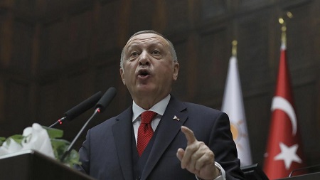 Le président de la République de Turquie, Recep Tayyip Erdogan