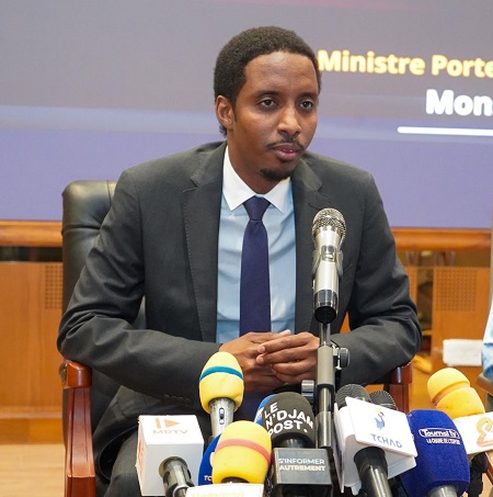 Le ministre de la Communication, Gassim Ch&eacute;rif Mahamat