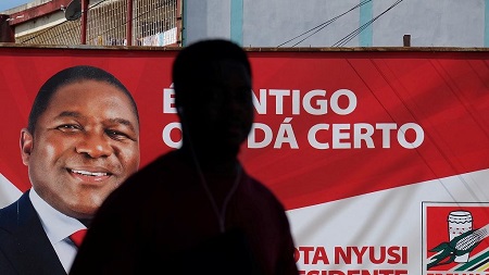  Filipe Nyusi réelu pour un second mandat avec 73% des suffrages