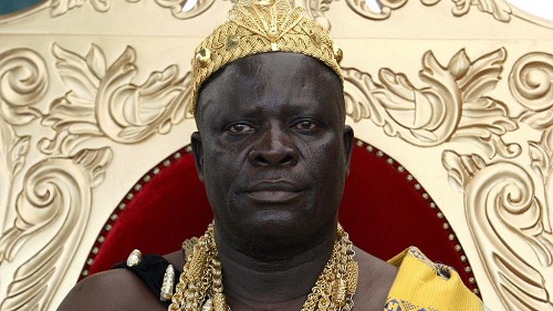Le roi de Krindjabo, capitale du royaume du Sanwi, dans le sud-est de la Côte d’Ivoire