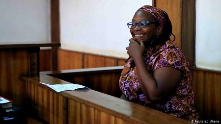 La militante Stella Nyanzi après son acquittement
