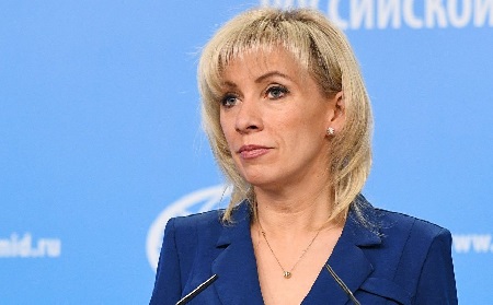 Maria Zakharova, porte-parole du ministère russe des Affaires étrangères © Sputnik . Grigori Sysoev