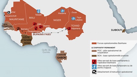 Les armées étrangères en Afrique © RFI