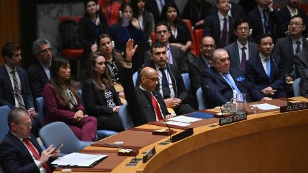 Veto des États-Unis contre l'adhésion pleine et entière des Palestiniens à l'ONU