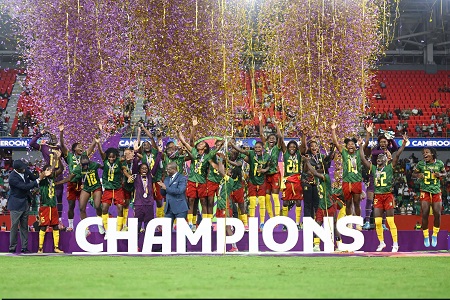 Le Cameroun sacr&eacute; 3-0 face au Malawi lors de la CAN f&eacute;minine 2026 au Maroc