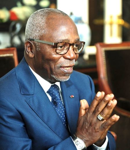 L’ancien président de l’Assemblée nationale gabonaise Guy Nzouba-Ndama, à Paris le 16 juin 2016.