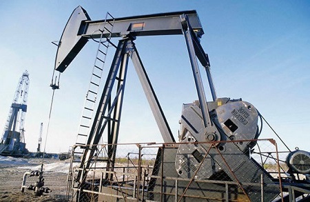 Illustration : forage d'un puits de pétrole