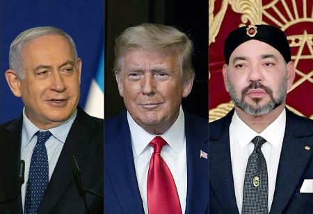 Benyamin Netanyahou, Donald Trump et Mohammed VI