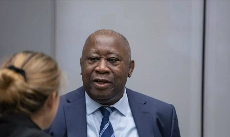 L'ancien président ivoirien Laurent Gbagbo à la Cour pénale internationale, le 15 janvier 2019. CPI