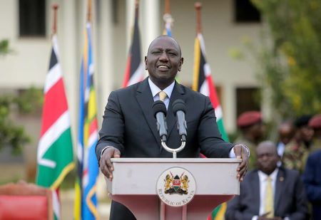 Le président kenyan William Ruto - AP/BRIAN INGANGA  