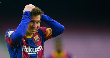 Lionel Messi sous le maillot du Barça. Credit Photo - Icon Sport