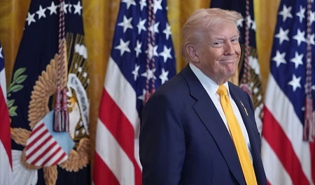 Donald Trump, ici le 4 mars, a estim&eacute; que la guerre en Iran est &laquo; bient&ocirc;t termin&eacute;e &raquo;.ANDREW CABALLERO-REYNOLDS / AFP