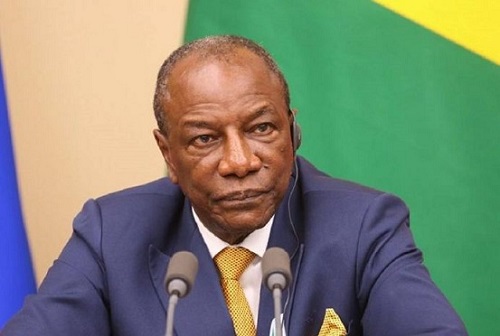Le président de la Guinée Alpha Condé