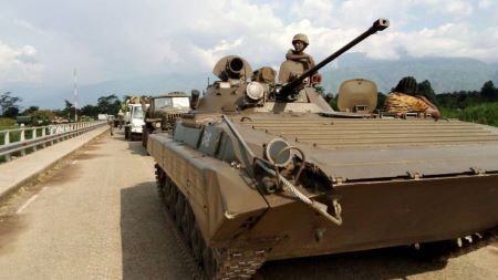 L'Ouganda a envoyé des chars et des véhicules blindés en RD Congo. ARMÉE OUGANDAISE
