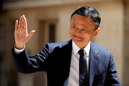 Jack Ma à Paris, le 15 mai 2019. — © Charles Platiau/REUTERS