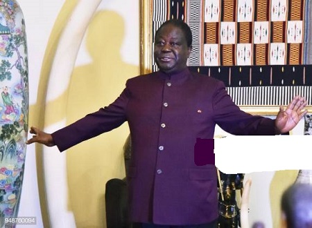 Henri Konan Bedié, ancien chef de l'Etat ivoirien et président du PDCI . Getty Images