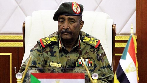 Le nouvel homme fort du Soudan, Abdel Fattah al-Burhan. © AFP PHOTO/HO/SUNA