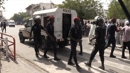 Une vingtaine de personnes ont été interpellées d'après une source policière. © RFI/William de Lesseux