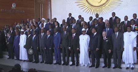 Les chefs d’Etat et de gouvernement des pays membres de l’Union africaine (UA), réunis à Addis-Abeba