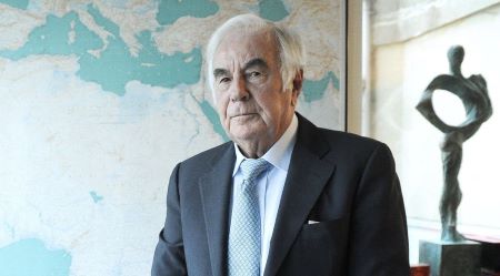 A 94 ans, Pierre Castel dirige un groupe de 6 milliards de chiiffre d'affaires très présent en Afrique @ FOURNIER/JA-RÉA