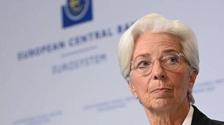 Christine Lagarde, la pr&eacute;sidente de la Banque centrale europ&eacute;enne, &agrave; Amsterdam aux Pays-Bas, en juin 2022. | JOHN THYS / ARCHIVES AFP