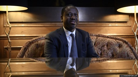 L'ancien Premier ministre ivoirien Guillaume Soro à Paris, France, le 29 janvier 2020. (Photo: Lionel BONAVENTURE / AFP)