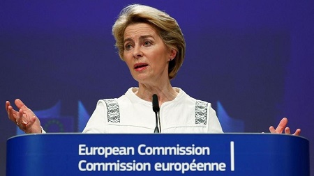 Ursula von der Leyen, présidente de la Commission européenne, le 4 décembre 2019. REUTERS/Francois Lenoir