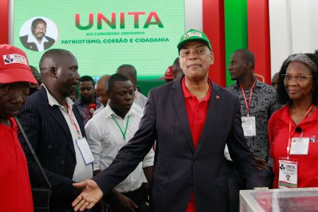 Adalberto Costa, président de l'UNITA (Union nationale pour l'indépendance totale de l'Angola)