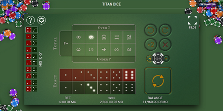 Titan Dice, le jeu de dés en ligne pour les amateur de Casino
