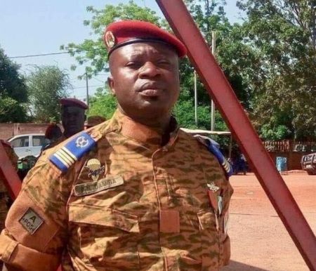 Colonel Paul-Henri Sandaogo Damiba,  nouveau Président du Burkina Faso