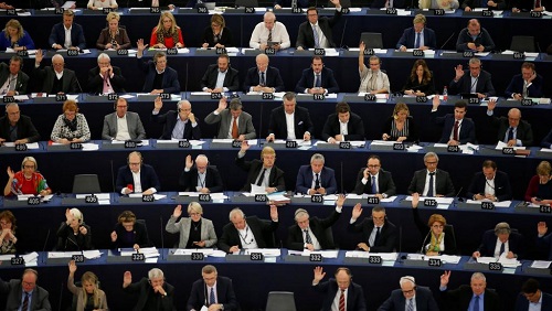 L'assemblée du Parlement européen à Strasbourg (illustration). © REUTERS/Vincent Kessler