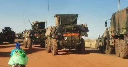 L'armée française à kaya au Burkina Faso