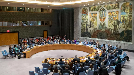 Le Conseil de sécurité de l'Organisation des Nations unies. AP Photo/Mary Altaffer, File