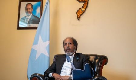 Hassan Cheikh Mohamoud est président de la Somalie depuis mai 2022, après avoir occupé le même poste de 2012 à 2017 (Photo, AN/Abdulrahman Bin Shalhoub)
