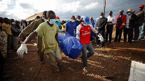 Au Zimbabwe, au moins 22 corps de mineurs d’or illégaux ont été retirer par des secouristes des puits à l’ouest de Harare