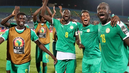 Les Sénégalais sont en finale de la CAN 2019. Suhaib Salem/Reuters