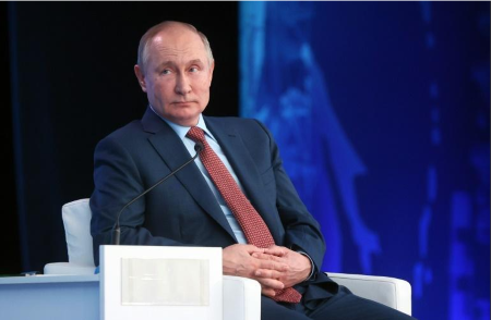 Le président russe Vladimir Poutine, le 17 décembre 2021 à Moscou afp.com - Mikhail METZEL