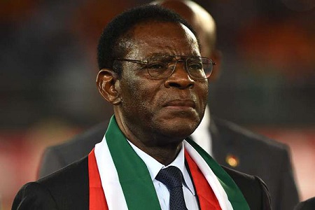  le président équato-guinéen, Teodoro Obiang Nguema Basogo